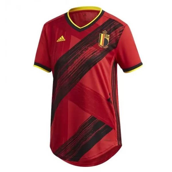 Camiseta Bélgica 1ª Kit Mujer 2020 Rojo